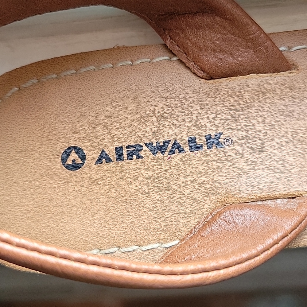 Airwalk Sandals Black Flats Crochet Super Cute! - Picture 11 of 11